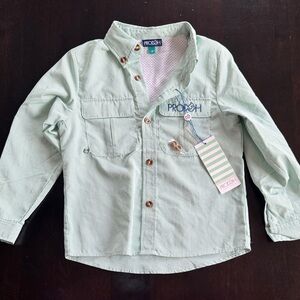 ProRoh Kids Mint Button Down Shirt